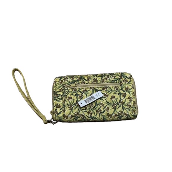 Donna by Donna Sharp Quilted Botanical Peggy Bee Fabric Wallet NWT - Picture 3 of 8